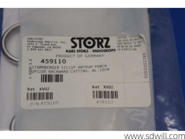   德国STORZ史托斯手术器械咬切钳459110