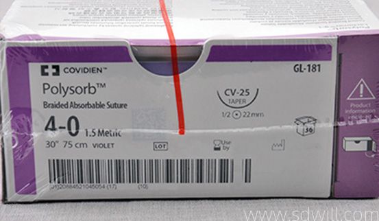 美国柯惠合成可吸收性外科缝线GL-181